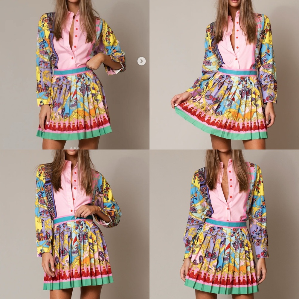 Vibrant Multicolor Women's Dress - Picture 15 of 16